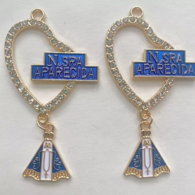 Mặt Dây Chuyền Our Lady of Guadalupe Màu Xanh - Vòng Cổ Mân Côi Quyến Rũ Giá 54.450 VND 2