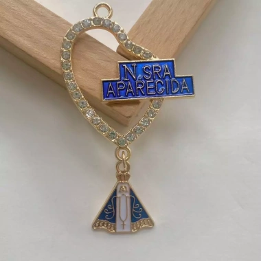 Mặt Dây Chuyền Our Lady of Guadalupe Màu Xanh - Vòng Cổ Mân Côi Quyến Rũ Giá 54.450 VND 4