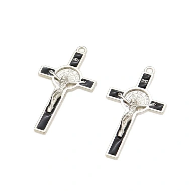 Mặt dây chuyền thánh giá trừ tà 20 chiếc hợp kim kẽm DIY Mân Côi Chaplet Quà tặng Công giáo