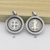 Mặt dây chuyền Trừ tà St. Huy chương Benedict XOAY CSPB Cross Charm - Vòng cổ DIY Quà tặng Kitô giáo Giá 68.200₫ 2