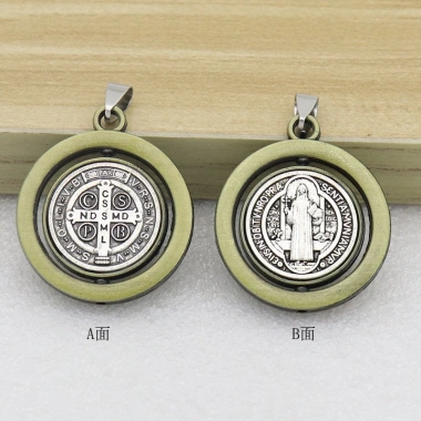 Mặt dây chuyền Trừ tà St. Huy chương Benedict XOAY CSPB Cross Charm - Vòng cổ DIY Quà tặng Kitô giáo Giá 68.200₫ 3 Mặt dây chuyền Trừ tà St. Huy chương Benedict XOAY CSPB Cross Charm - Vòng cổ DIY Quà tặng Kitô giáo Giá 68.200₫ 3