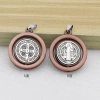 Mặt dây chuyền Trừ tà St. Huy chương Benedict XOAY CSPB Cross Charm - Vòng cổ DIY Quà tặng Kitô giáo Giá 68.200₫ 4