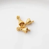 Mặt dây chuyền tự làm mạ vàng Vajra chuông giảm quỷ, đính cườm thủ công, 23.393₫ 3