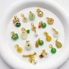 Mặt Dây Chuyền Vàng 18k Hoa Sen Ngọc Bích Độc Đáo - Giá ưu đãi 17.139 VND