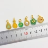 Mặt Dây Chuyền Vàng 18k Hoa Sen Ngọc Bích Độc Đáo - Giá ưu đãi 17.139 VND 2