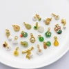 Mặt Dây Chuyền Vàng 18k Hoa Sen Ngọc Bích Độc Đáo - Giá ưu đãi 17.139 VND 3