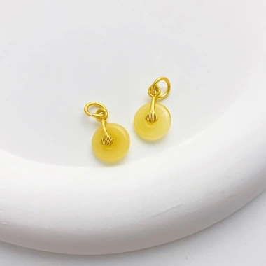 Mặt Dây Chuyền Vàng 18k Hoa Sen Ngọc Bích Độc Đáo - Giá ưu đãi 17.139 VND 6