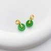 Mặt Dây Chuyền Vàng 18k Hoa Sen Ngọc Bích Độc Đáo - Giá ưu đãi 17.139 VND 8