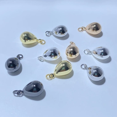 Mặt dây chuyền vòng đai rỗng vàng 14K giọt nước - sang trọng, giá ưu đãi 40.112 VND 2 Mặt dây chuyền vòng đai rỗng vàng 14K giọt nước - sang trọng, giá ưu đãi 40.112 VND 2