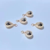 Mặt dây chuyền vòng đai rỗng vàng 14K giọt nước - sang trọng, giá ưu đãi 40.112 VND 3