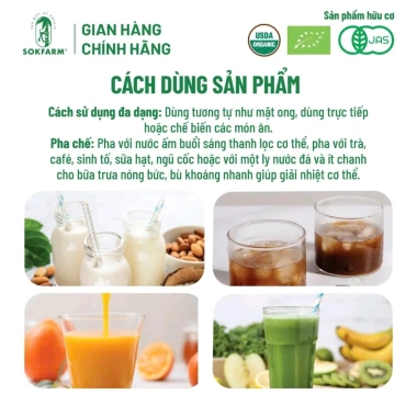 Mật Hoa Dừa Cô Đặc Sokfarm 250g Organic – Ngọt dịu, thơm hương dừa, chỉ 148k 8 Mật Hoa Dừa Cô Đặc Sokfarm 250g Organic – Ngọt dịu, thơm hương dừa, chỉ 148k 8