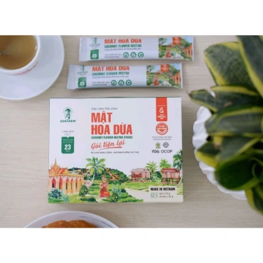 Mật Hoa Dừa Cô Đặc Sokfarm Organic 100% – Chai lớn xuất khẩu, giá 148.000 VNĐ, tiết kiệm