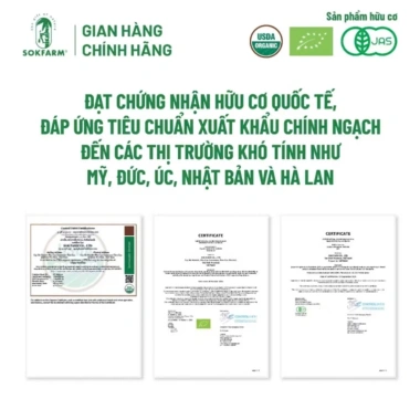 Mật Hoa Dừa Organic Sokfarm cho Bé – Ngọt thanh, thay thế mật ong, giá 60.000 VND