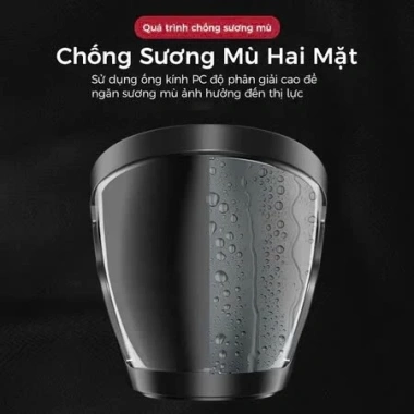 Mặt nạ bảo vệ trong suốt - Tấm chắn kính bảo hộ, chống bụi, giá chỉ 49.000đ 9