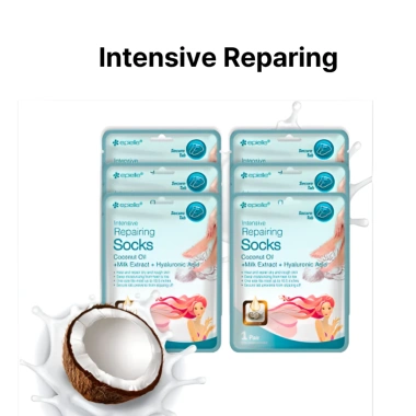 Mặt nạ chăm sóc bàn chân EPIELLE 3 loại - Dưỡng ẩm sâu, sửa chữa chuyên sâu, giảm giá tới 18%