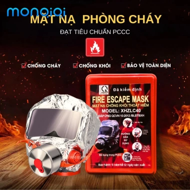 Mặt nạ chống ngạt MONQIQI - Chữa cháy cấp tốc cho chung cư cao tầng, giá 130.000₫