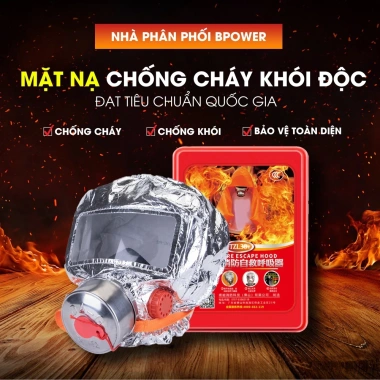 Mặt nạ chống ngạt MONQIQI - Chữa cháy cấp tốc cho chung cư cao tầng, giá 130.000₫