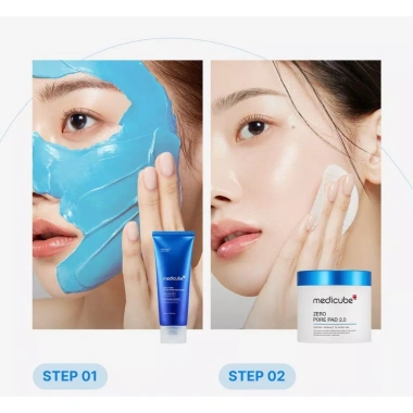 Mặt nạ medicube Zero Pore - Se khít lỗ chân lông, làm mát đất sét, chỉ 240k