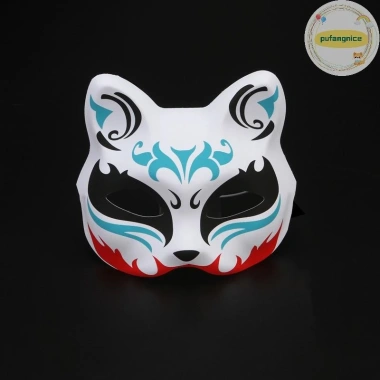 Mặt nạ nửa mặt Pufangnice Nhật Bản Mặt Cáo Anime Halloween Cosplay - 46.440₫ 6 Mặt nạ nửa mặt Pufangnice Nhật Bản Mặt Cáo Anime Halloween Cosplay - 46.440₫ 6