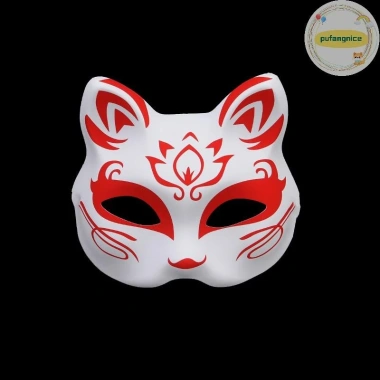 Mặt nạ nửa mặt Pufangnice Nhật Bản Mặt Cáo Anime Halloween Cosplay - 46.440₫ 7 Mặt nạ nửa mặt Pufangnice Nhật Bản Mặt Cáo Anime Halloween Cosplay - 46.440₫ 7