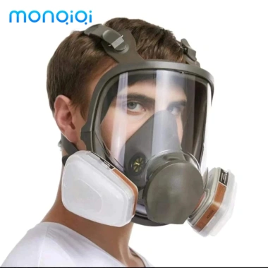 Mặt nạ phòng độc MONQIQI 6.800 7 chi tiết cho phun sơn, hóa chất - Giá 47.000 VNĐ