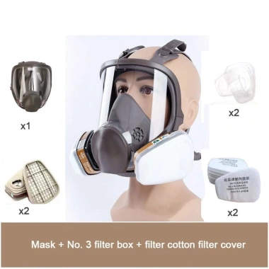 Mặt nạ phòng độc MONQIQI 6.800 7 chi tiết cho phun sơn, hóa chất - Giá 47.000 VNĐ