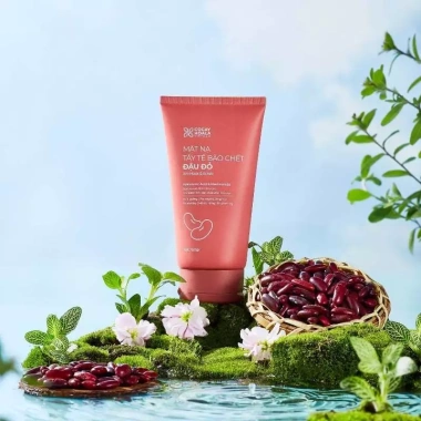Mặt Nạ Tẩy Tế Bào Chết Đậu Đỏ 2in1 Cỏ Cây Hoa Lá - Dưỡng Trắng Da, Cấp Ẩm, Organic 150g - Giá 224.250 VND