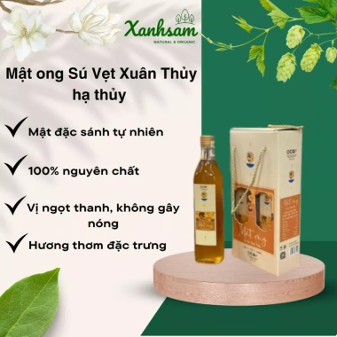 Mật ong Sú Vẹt Xuân Thủy XANHSAM NATURAL - Giảm còn 150.000, tự nhiên, ngon lành