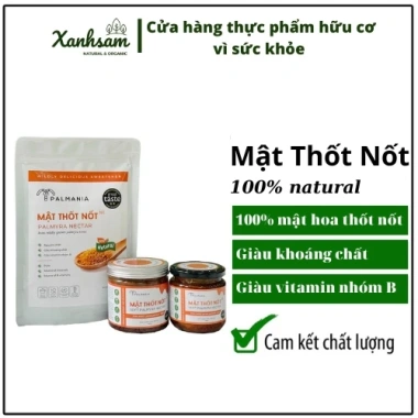 Mật Thốt Nốt PALMANIA Organic giảm giá 99k, dinh dưỡng cao, thơm ngon tự nhiên
