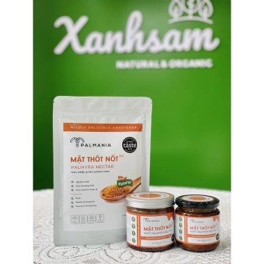 Mật Thốt Nốt PALMANIA Organic giảm giá 99k, dinh dưỡng cao, thơm ngon tự nhiên