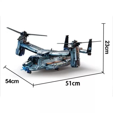 Mẫu mới 2.025 Trực thăng vận tải hạng nặng Osprey – Mô hình quân sự lắp ghép thông minh cho trẻ, chỉ 530.000₫ 5