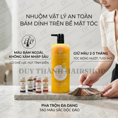 Màu Nhuộm Phủ Tóc Hàn Quốc 800ml – Không Pha Oxi, Mịn Bền, Mùi Thơm Dễ Chịu – 235k
