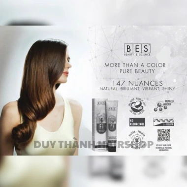Màu Nhuộm Tóc BES Hi-Fi 100ml Chính Hãng - Italy Cao Cấp, Bền Màu, Bóng Mượt, Nhẹ Mùi - 242.000đ