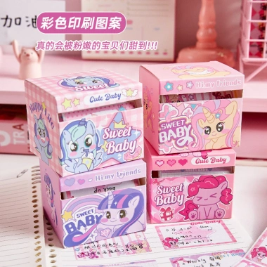 Màu Pony Hộp Lưu Ý Kéo – Giấy Dán Ghi Chú Dính Bền, Dành cho Sinh Viên & Văn Phòng 26.2.21 CGT3 - Giá 74.334₫ 4