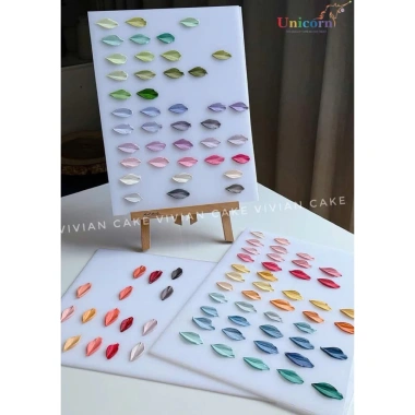 Màu thực phẩm Unicorn 24 màu - Dành cho tiệm bánh, pha chế, bảo quản 2 năm, giá 32.000 VND