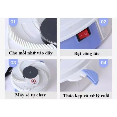 Máy bắt ruồi tự động thông minh, an toàn, không độc hại - FREESHIP, chỉ 109.000₫