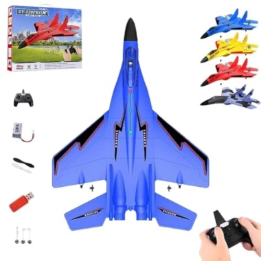 Máy bay chiến đấu RC FLAZEA 2.4GHz điện xốp, sạc USB, đèn đa màu - 489.830₫ 4