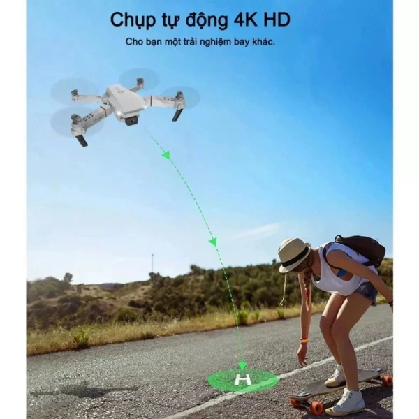 Hình ảnh sản phẩm Máy bay điều khiển từ xa E88 E99 E100, Flycam động cơ không chổi than camera 360 độ