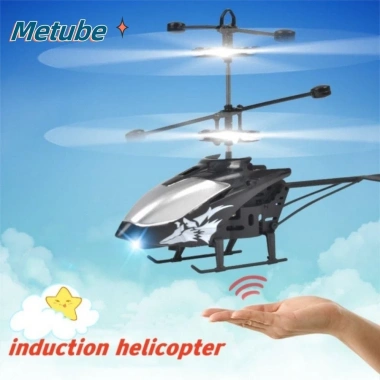 Máy bay trực thăng RC METUBE nhựa trắng vàng, sạc USB 2k, quà tặng bé trai - Giá 87.780đ