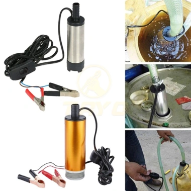 Máy bơm chìm đa năng 12V 24V 220V, bơm dầu và nước mini, công suất cao, giá chỉ 120.000₫