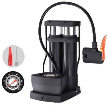 Máy bơm không khí di động MONQIQI 2 ống kèm đo áp suất, phù hợp xe máy - Giá 52.000₫ 10 Máy bơm không khí di động MONQIQI 2 ống kèm đo áp suất, phù hợp xe máy - Giá 52.000₫ 10