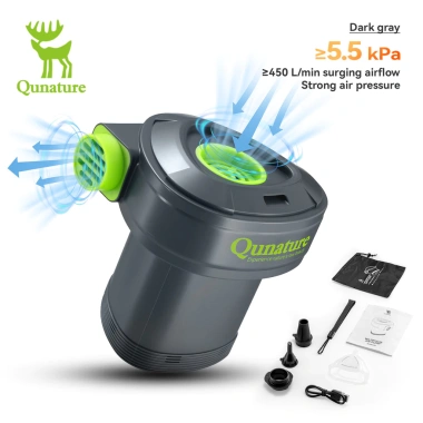 Máy bơm không khí điện Qunature không dây bể bơi, nệm cầm tay ngoài trời – 808.918₫ 9