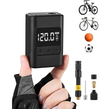 Máy bơm không khí METUBE 1.300mAh cho xe đạp điện, áp suất 120PSI, sạc USB-C 7 Máy bơm không khí METUBE 1.300mAh cho xe đạp điện, áp suất 120PSI, sạc USB-C 7