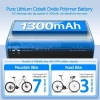 Máy bơm không khí METUBE 1.300mAh cho xe đạp điện, áp suất 120PSI, sạc USB-C 8