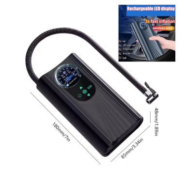 Máy bơm không khí ô tô điện không dây – Di động, nhanh, giá chỉ 140.000đ