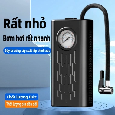 Máy Bơm Lốp Ô Tô Xe Máy EXYT Mini Cầm Tay: Bơm Nhanh Tự Ngắt, Đèn LED, Chính Hãng, Giao Nhanh, Giá 145.500đ 2