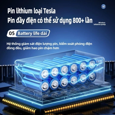 Máy Bơm Lốp Ô Tô Xe Máy EXYT Mini Cầm Tay: Bơm Nhanh Tự Ngắt, Đèn LED, Chính Hãng, Giao Nhanh, Giá 145.500đ 7