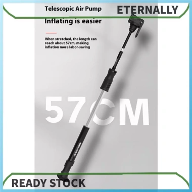 Máy bơm xe đạp di động 120PSI áp lực cao, đa năng dùng ngoài trời và bóng - Giá ưu đãi 258.500đ 7
