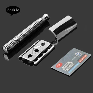 Máy cạo râu an toàn lưỡi dao hai lưỡi truyền thống cho nam - Giá chỉ 115.500₫ 5