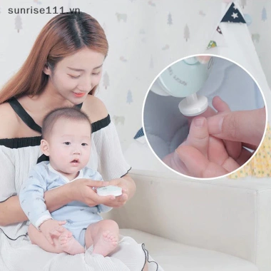 Máy cắt móng tay điện cho bé 6 đầu mài, đa chức năng đánh bóng, thời trang an toàn